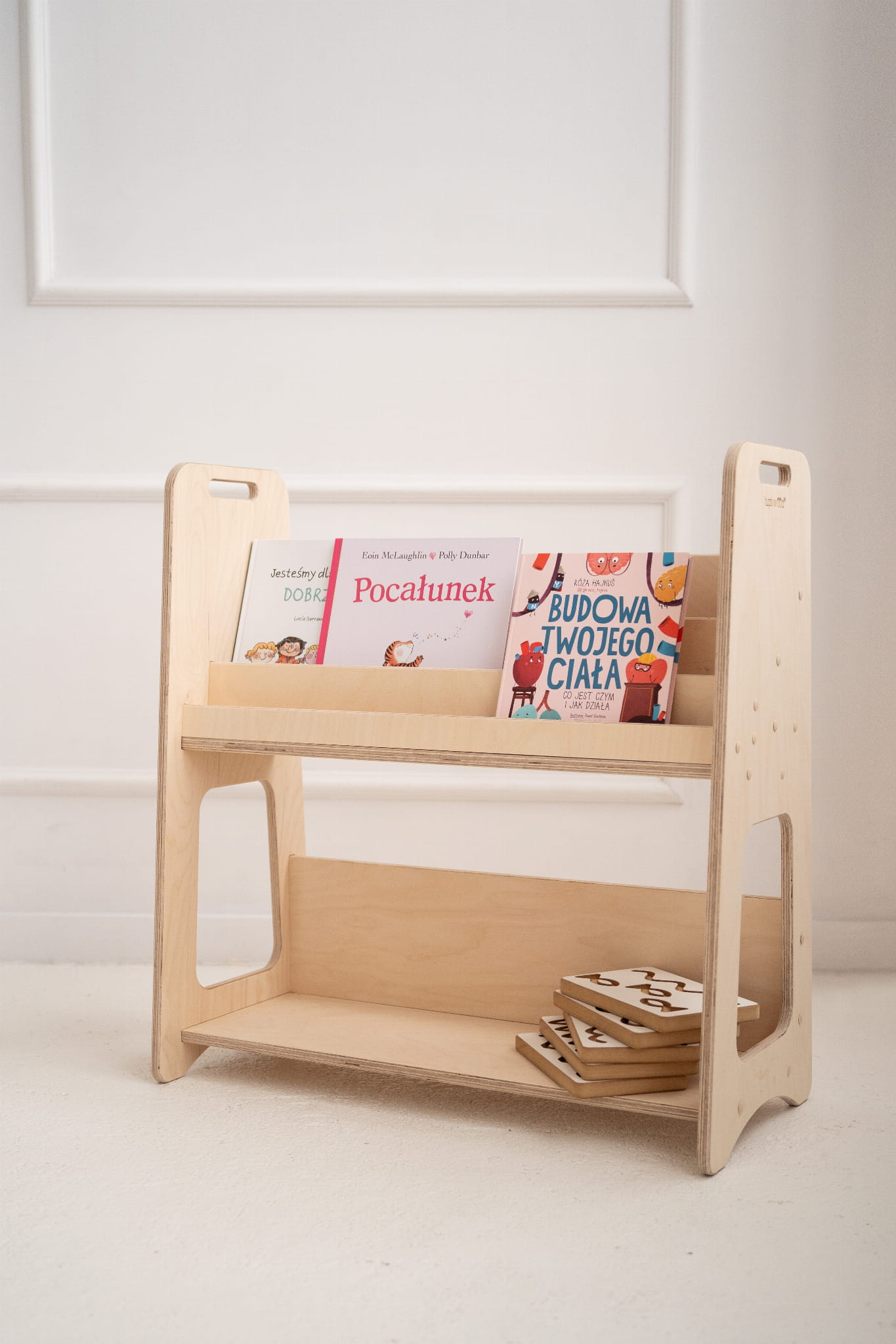 L - Montessori-bücherregal/ablage