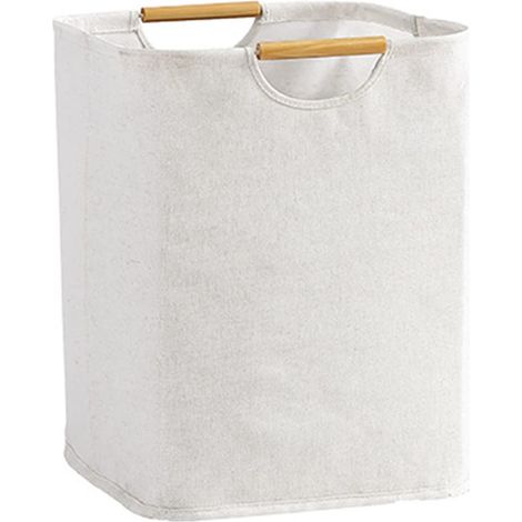 Wäschekorb, Beigefarbener Wäschekorb 30×30×40 Cm, Faltbarer Schmutzwäschekorb, Badezimmer-wäschekorb Mit Griff, Für Schlafzimmer, Badezimmer, Studentenwohnheim, Waschküche