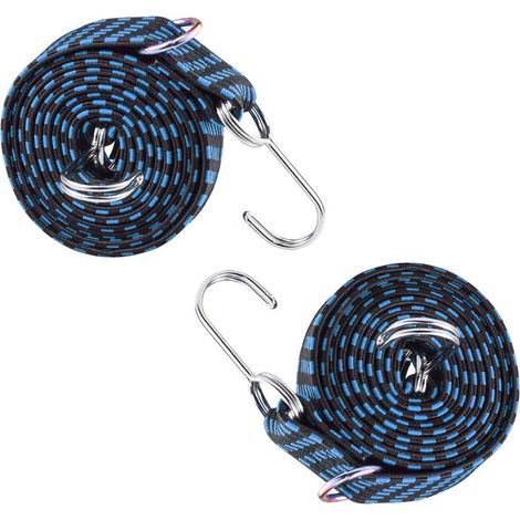 2 Stück Elastische Gepäckseile Mit Elastischen Gurten Und Haken Für Den Gepäckträger Am Wohnwagen/campingplatz
