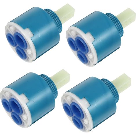 4-teiliges Set Ersatz-keramikkartuschen Für Warm- Und Kaltwasser-mischventile, Innenliegend, Für Küchen- Und Badarmaturen, Langlebig, Farbe Zufällig