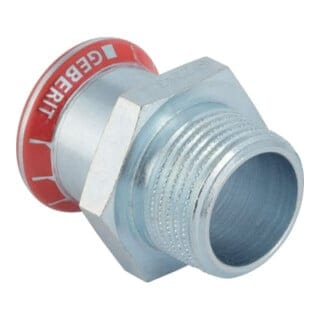 Mapress C-Stahl Übergang mit Außengewinde, d 42mm, r 1 1/4' - Geberit
