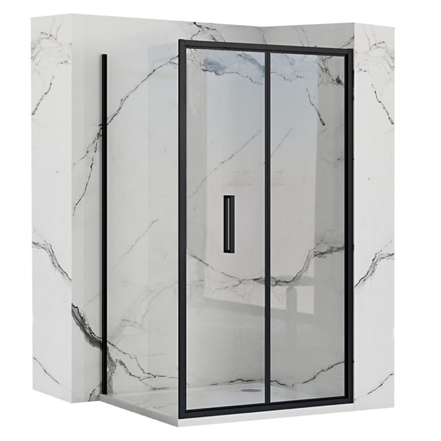 REA - eckduschkabine rapid fold 100 x 80
