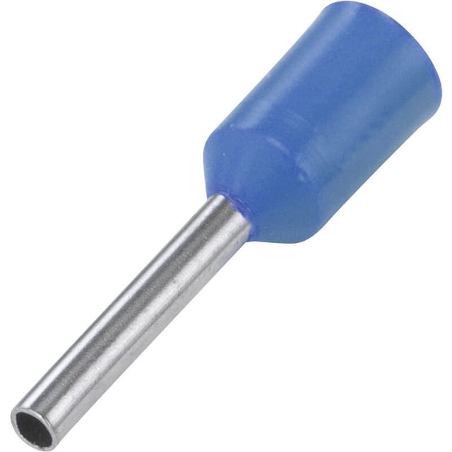 Tru Components - 1091285 Aderendhülse 0.75 mm² Teilisoliert Hellblau 100 St.