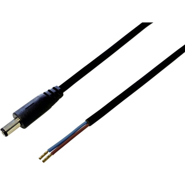 Tru Components - TC-2511299 Niedervolt-Anschlusskabel Niedervolt-Stecker - offene Kabelenden 5.50 mm 2