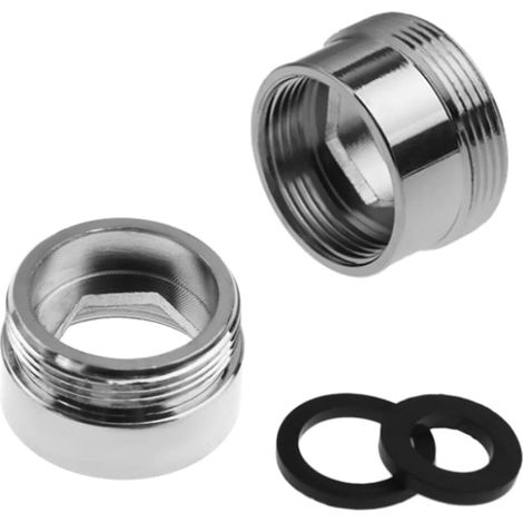 Set Mit 2 Messing-wasserfilteradaptern (22 Mm Innengewinde Auf 22 Mm Außengewinde)