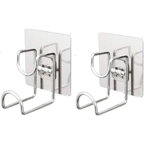 2 Klebehaken, Kein Bohren Erforderlich – Extrem Robuster Edelstahl 304 – Wasserdichte Wandhalterung Für Küche, Bad, Garderobe, Handtuchhalter – Robuste Und Langlebige Befestigung
