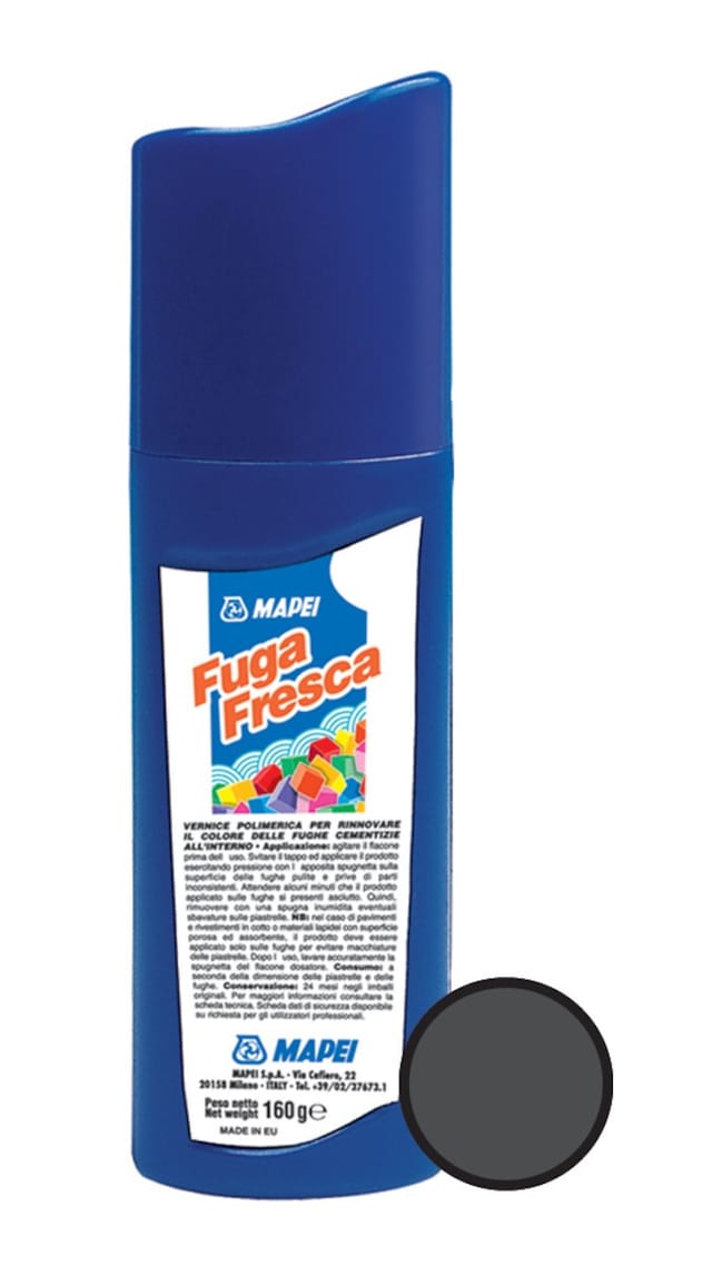 Fuga Fresca Farbe auf Acrylharzbasis zur Erneuerung der Farbe von Fugen, Anthrazit (FUGAFRESCA114) - Mapei