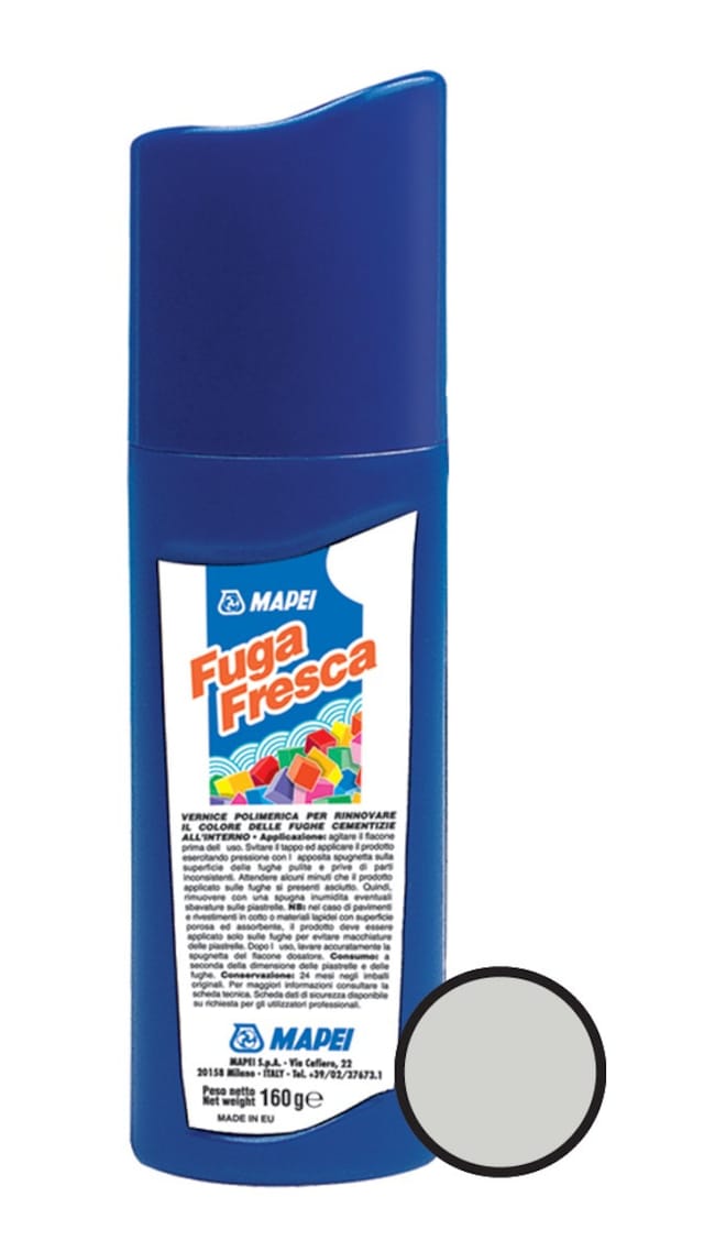 Fuga Fresca Farbe auf Acrylharzbasis zur Erneuerung der Farbe von Fugen, Silbergrau (FUGAFRESCA111) - Mapei