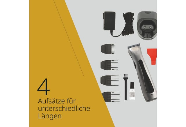 Wahl Stealth Beret Haarschneider schwarz silber