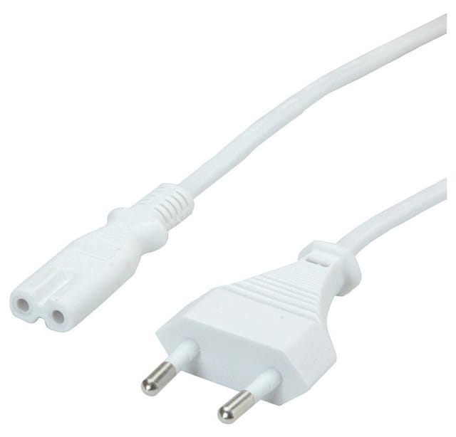 Value 19.99.2091 Strom Netzkabel Weiß 3.00 m