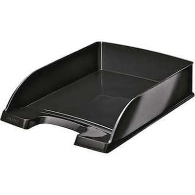 Briefablage wow din A4 Polystyrol Farbe: schwarz