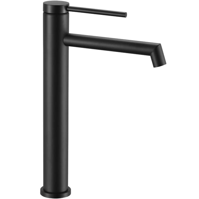 REA - waschbeckenarmatur foss black matt high
