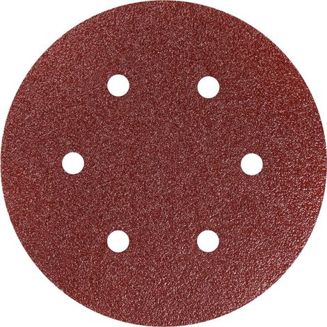 25 Stück 150-mm-schleifscheiben, 6 Löcher, Selbstklebend, Schleifpapier, Körnung 60