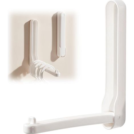 Wandmontierter Kleiderbügel, Kleiderbügel-organizer, Platzsparender Kleiderbügel, Faltbarer Kleiderbügel, Kleiderbügel-stapelständer, Multifunktionaler, Rutschfester Kleiderbügel, Kleiderbügel-organiz