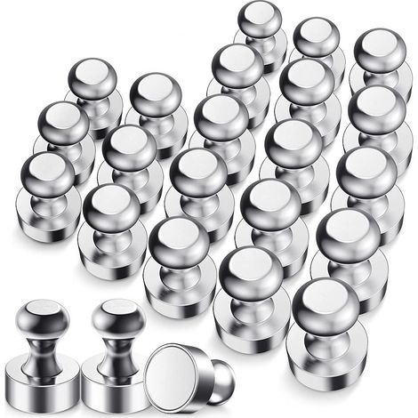 Starker Magnet, N52-magnete Mit Aufbewahrungsbox, 12 X 16 Mm Extrem Starker Kühlschrankmagnet Für Tafel, Magnettafel, Kühlschrank - Mini-tragbarer Magnet (24 Stück)