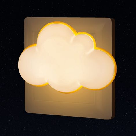 Wolkenförmiges Wandnachtlicht Für Kinder Mit Lichtsensor – Led-nachtlampe Für Schlafzimmer Und Treppenhaus – Geschenk Für Neugeborene, Babys Und Schwangere