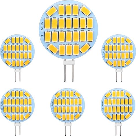 G4 3w Led-lampe, 3000k Warmweiß, 300lm, Entspricht 30w Halogen, Nicht Dimmbar, 6er-pack – Für Einbau- Und Schrankbeleuchtung