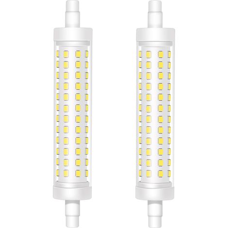 R7s 118-mm-led-lampe, Kaltweiß (6000 K), 9 W, Doppelseitige Led-leuchte, Ersetzt 120-w-halogenlampe (j118), 1500 Lm, 220–240 V Wechselstrom, Nicht Dimmbar, 2er-pack