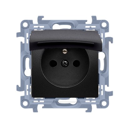 Ip44-steckdose Ohne Dichtung, Klappe In Der Farbe Des Deckels (modul) 16a,