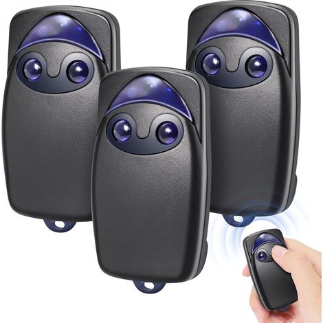 433-mhz-fernbedienung Für Garagentore, Kompatibel Mit Flo2r-s, 2 Kanäle Für N1ce One1, On1, On2e, Flo2r-s, Flo2re, 3er-pack