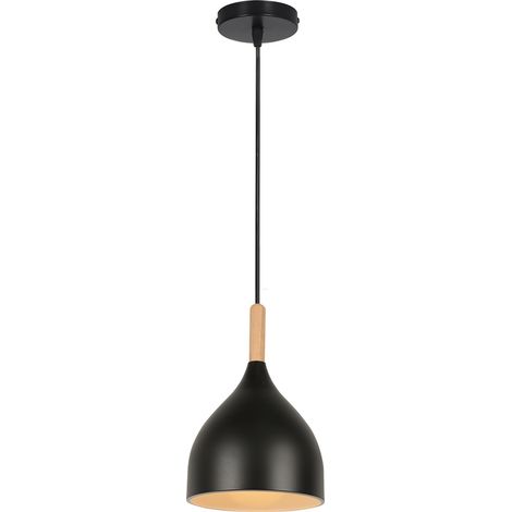 Moderne Industrie-deckenleuchte, Vintage-kronleuchter Aus Schwarzem Metall Mit E27-fassung Für Wohnzimmer, Esszimmer Und Schlafzimmer