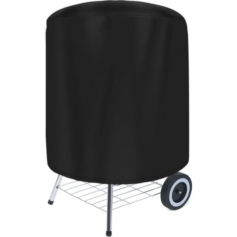 Grillabdeckung, 70 X 70 Cm, Schutzhülle Für Den Grill, Wasserdichte Grillabdeckung Für Den Außenbereich, Winddicht, Uv-beständig, Schwarz