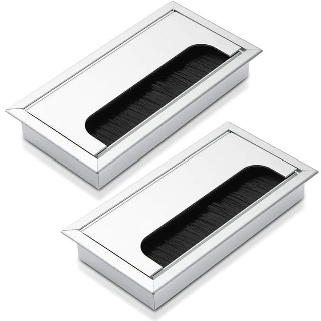 2er-set Kabelverschraubungen – Aluminium – 160 X 80 Mm – Farbe: Silber