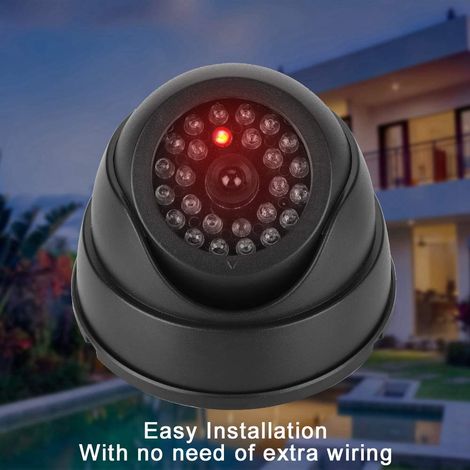Attrappe Einer Sicherheitskamera, Simulierte Cctv-dome-kamera Mit 30 Ir-leds