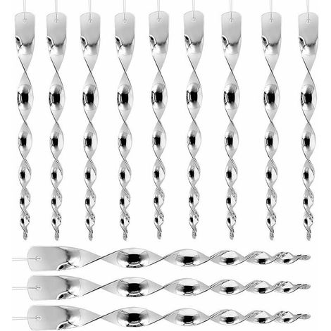 12-teiliges Vogelscheuchen-set, 30 Cm Taubenabwehr, 360°-vogelabwehr, Reflektierende Spiral-vogelscheuche, Für Balkone, Obstbäume, Gemüsegärten - Vogelscheuche Und -abwehr
