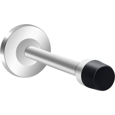 Langer Türstopper Aus Edelstahl 304, Schalldämmend, Wandschutz, Gebürstete Oberfläche, Für Zuhause, Büro, Garage – 5-in-1-set – Silber, 120 Mm