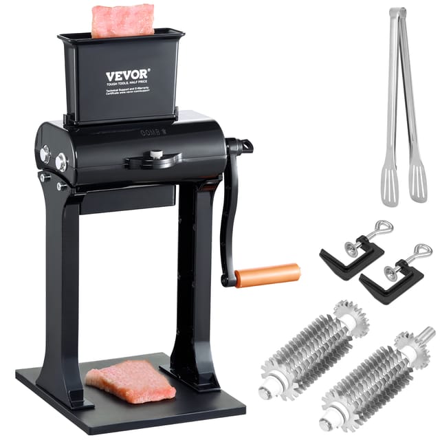 Fleischzartmacher Maschine 445x300x245mm Fleisch Tenderizer Fleischklopfer Klingen Aus 420 Rostfreiem Stahl Steakklopfer Für Hähnchen Rind Schwein Steak Küche Zuhause Restaurant Kochzubehör - Vevor