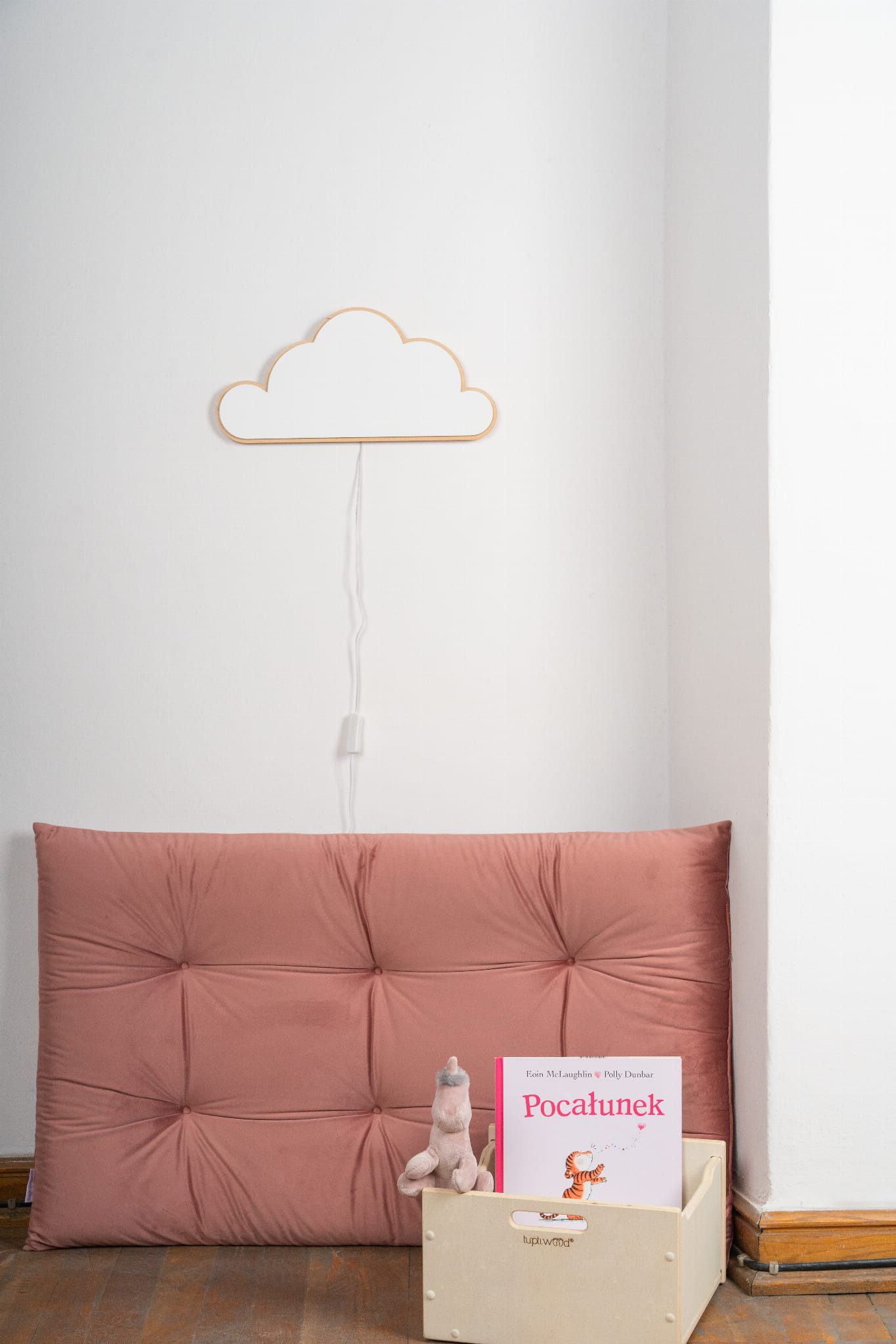 Holz-wolkenlampe Fürs Kinderzimmer – Nachttischlampe Für Kinder – Tupti.lights
