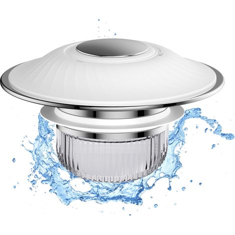 Universeller Weißer Waschbeckenablauf 28–45 Mm – Herausnehmbarer Verstopfungsschutzfilter, Schneller Abfluss Und Geruchskontrolle Für Badezimmer