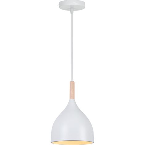 Moderne Industrielle Pendelleuchte, Vintage-retro-metall-kronleuchter Mit E27-fassung Für Wohnzimmer, Esszimmer Und Schlafzimmer – Weiß