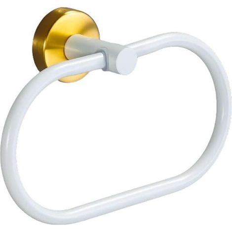 Badezimmer-regal-set In Weißgold, Wandmontage, Handtuchhalter Aus Edelstahl, Toilettenpapierhalterhaken, Badezimmer-accessoire-set