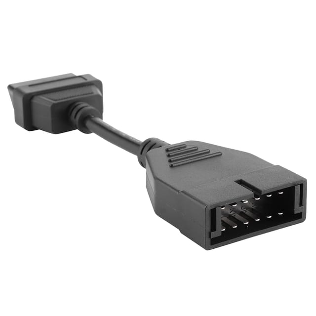 Eosnow Professionelles Auto -Diagnose -Steckerkabel für 12 -Pin -Mann bis OBD1 OBD2 16Pin Female Adapter