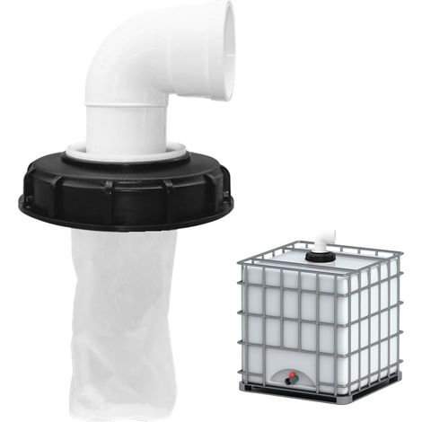90° Ibc-deckelfilter Aus 165 Mm Nylon - Waschbarer Ibc-tankaufsatz Zur Regenwassernutzung