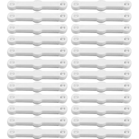 24 Stück Moskitonetz-fensterclips, Fenstergitterbefestigungen, Fenstergitterclips, Kein Bohren Erforderlich, Für Insektenschutznetze