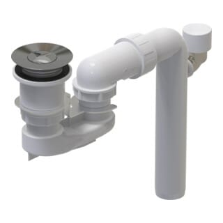 Villeroy&boch - Zubehör - Ablaufgarnitur für Badewannen, Push-Open, Alpinweiß U90952001