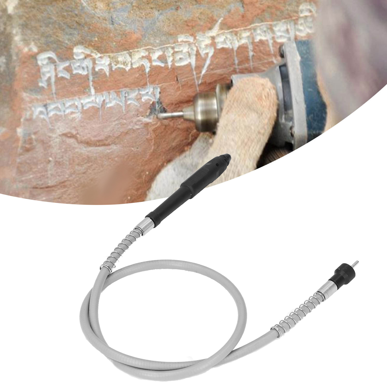 Tragbarer Winkelschleifer Mit Flexibler Welle, Elektrischer Winkelschleifer Mit 0,3 Bis 3 Mm Bohrfutter Und Flexibler Welle