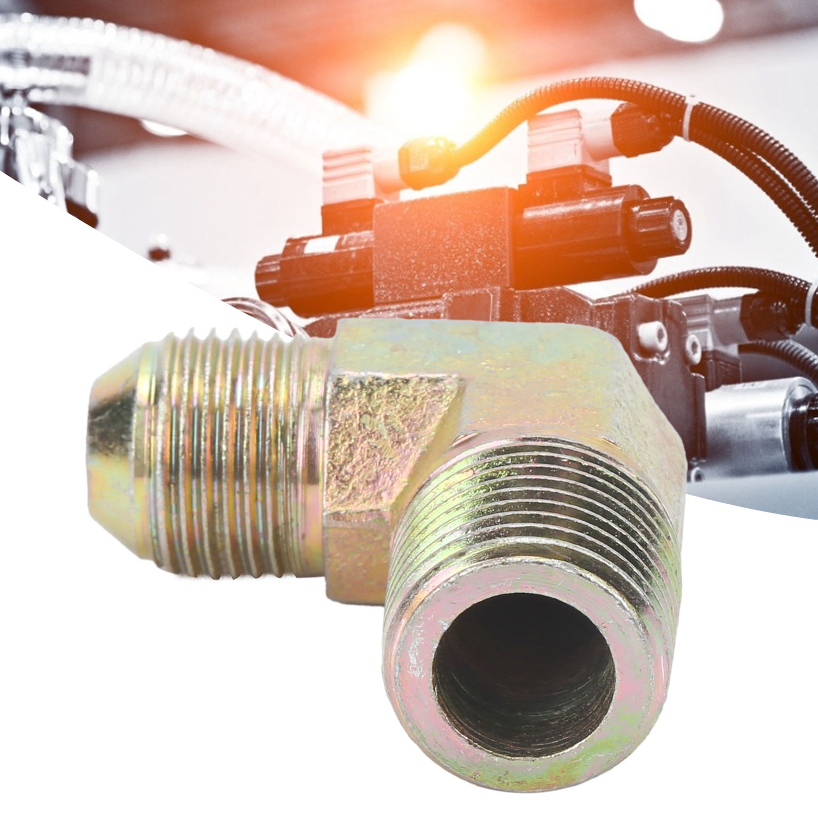 1/23/4-16 Abgeschrägter, Verzinkter Eisenbogen, Leiser Und Ölfreier Winkelpumpenkopf Für Luftkompressoren, Zubehör Für 1100w/1500w Winkel-luftpumpe