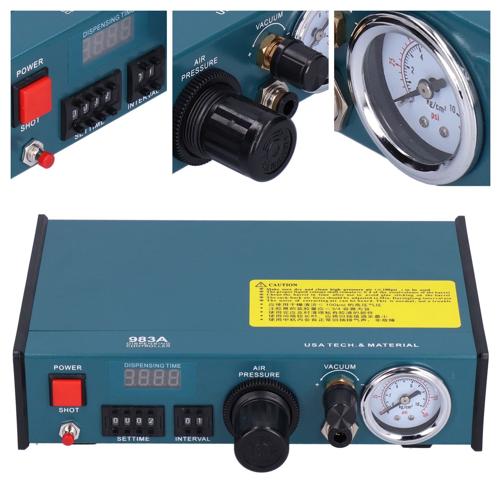Spzdj983a Präzisions-digitaldosierer Mit Digitalanzeige, 220 V Ac, Europäischer Standard