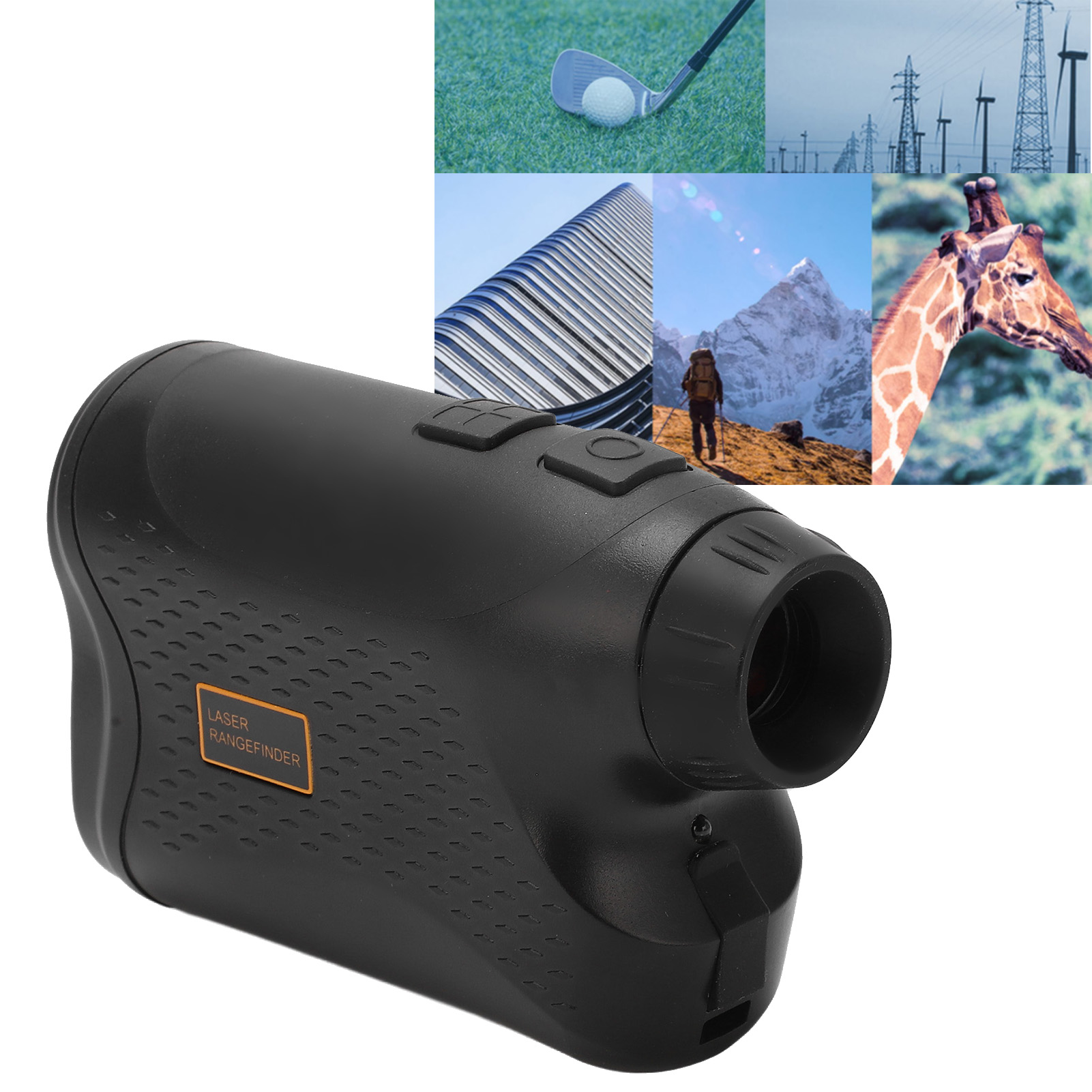 Wiederaufladbarer Usb-entfernungsmesser, Tragbares Teleskop, 5-600 M Entfernungsmesser, Geeignet Für Anwendungen In Der Elektrotechnik.