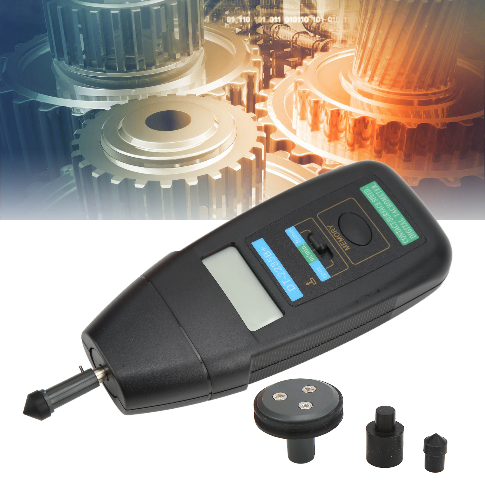 Kontakttachometer Typ Dt-2235b+ / Linearer Drehzahl-kontakttachometer