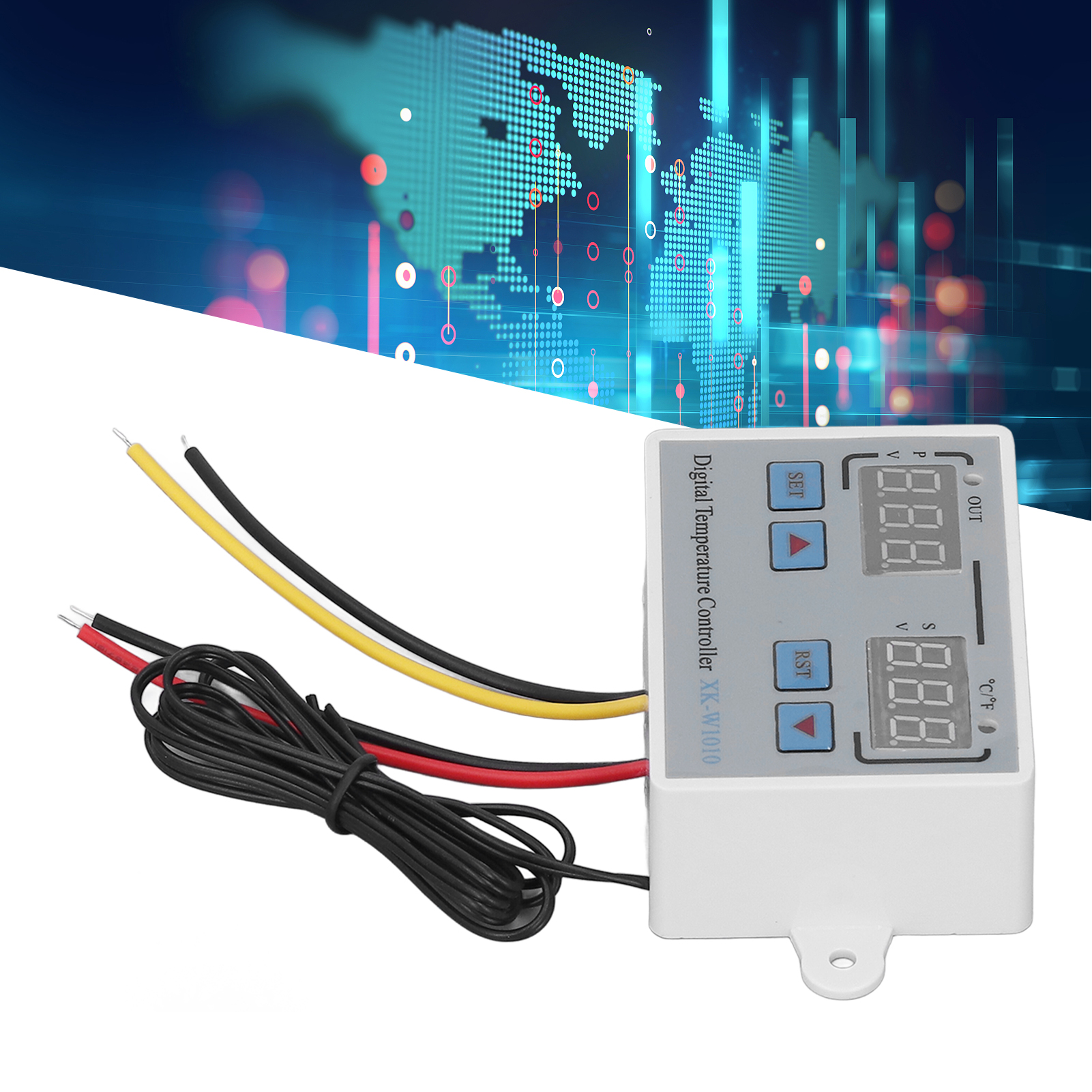 Xk-w1010 Miniatur-temperaturreglerplatine (12 V) Mit Hochpräziser Digitalanzeige