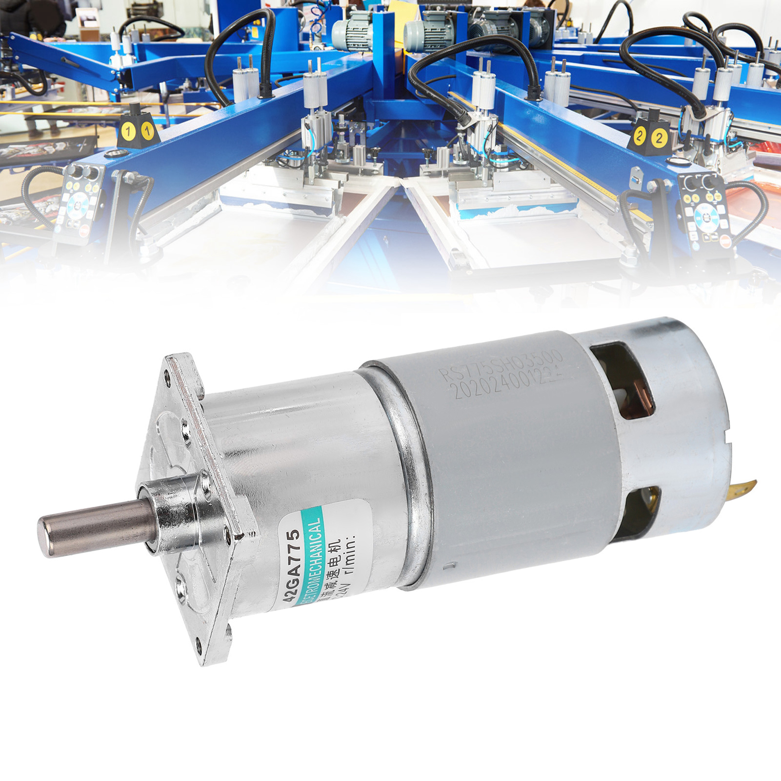Xd-42ga755 Dc24v Miniatur-getriebemotor, Langsam Laufender, Reversibler Getriebemotor, 10 U/min