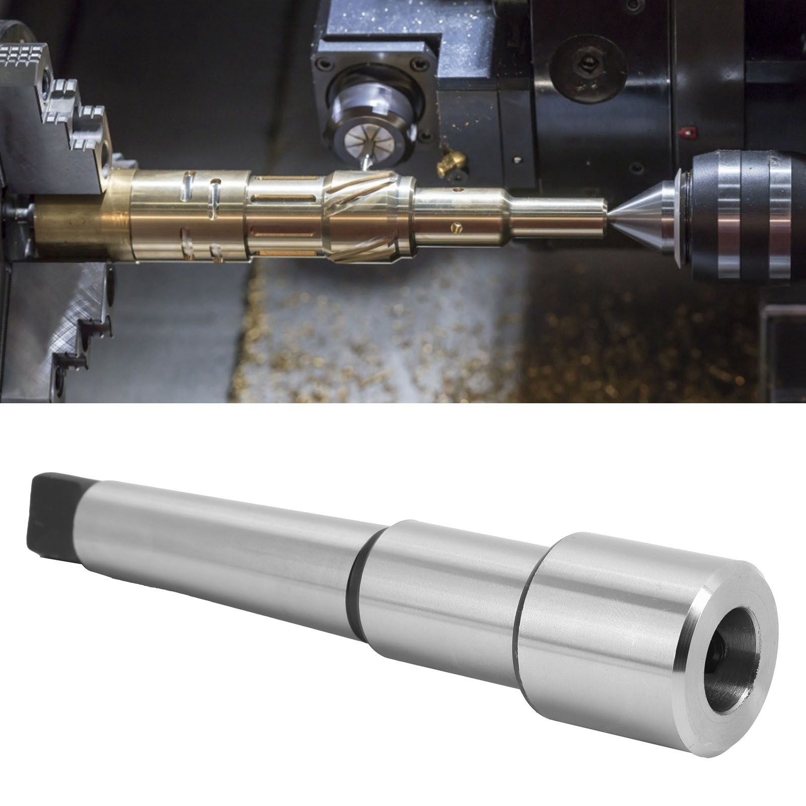 Mt3-19.05 Extern Gekühlter Magnetbohrer-umrüstschaft, Morsekonusschaft, Spannzange Für Hohlbohrer