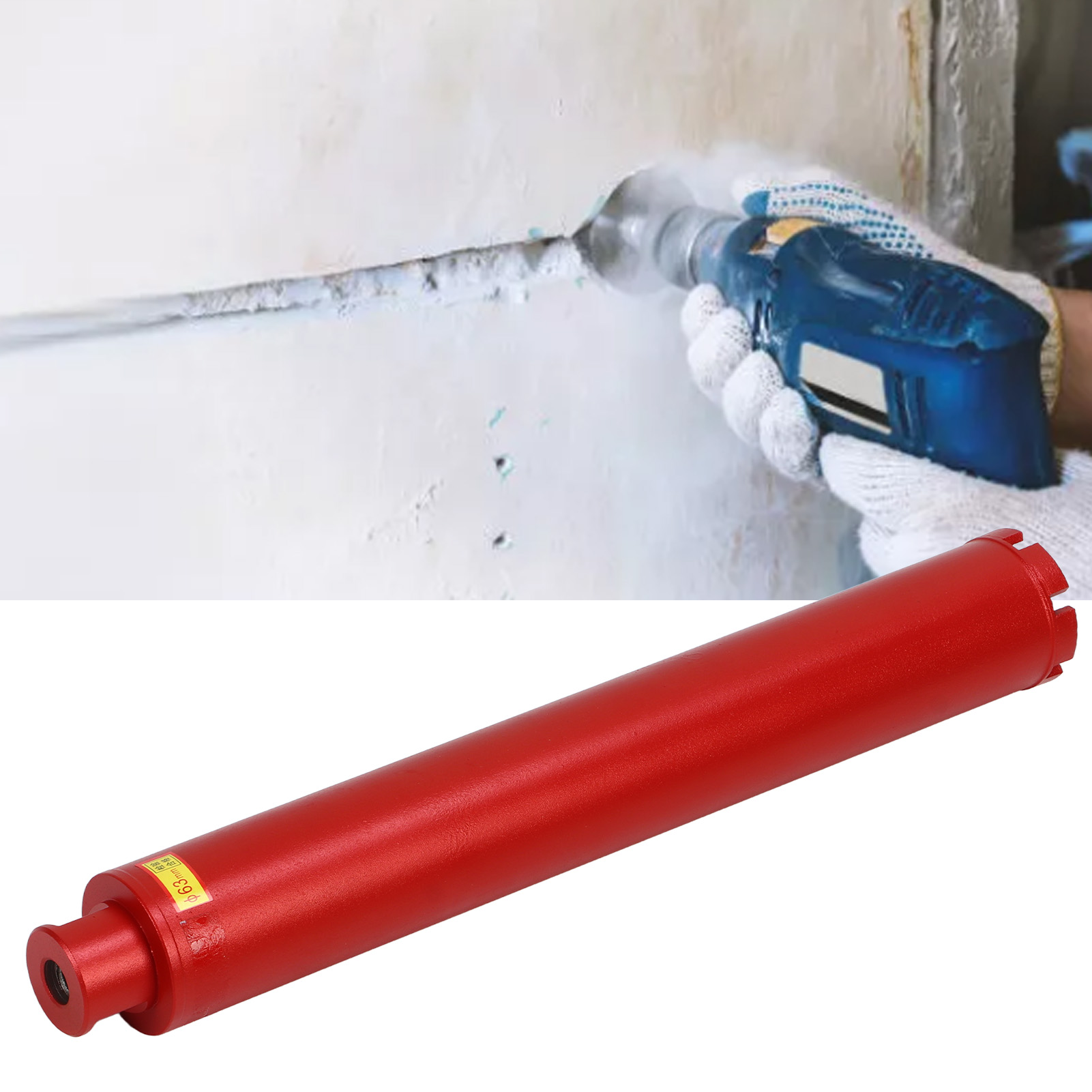 5/8-11 Diamantbohrer Zum Bohren Von Stahlbetonwänden, 2,5 Zoll Durchmesser