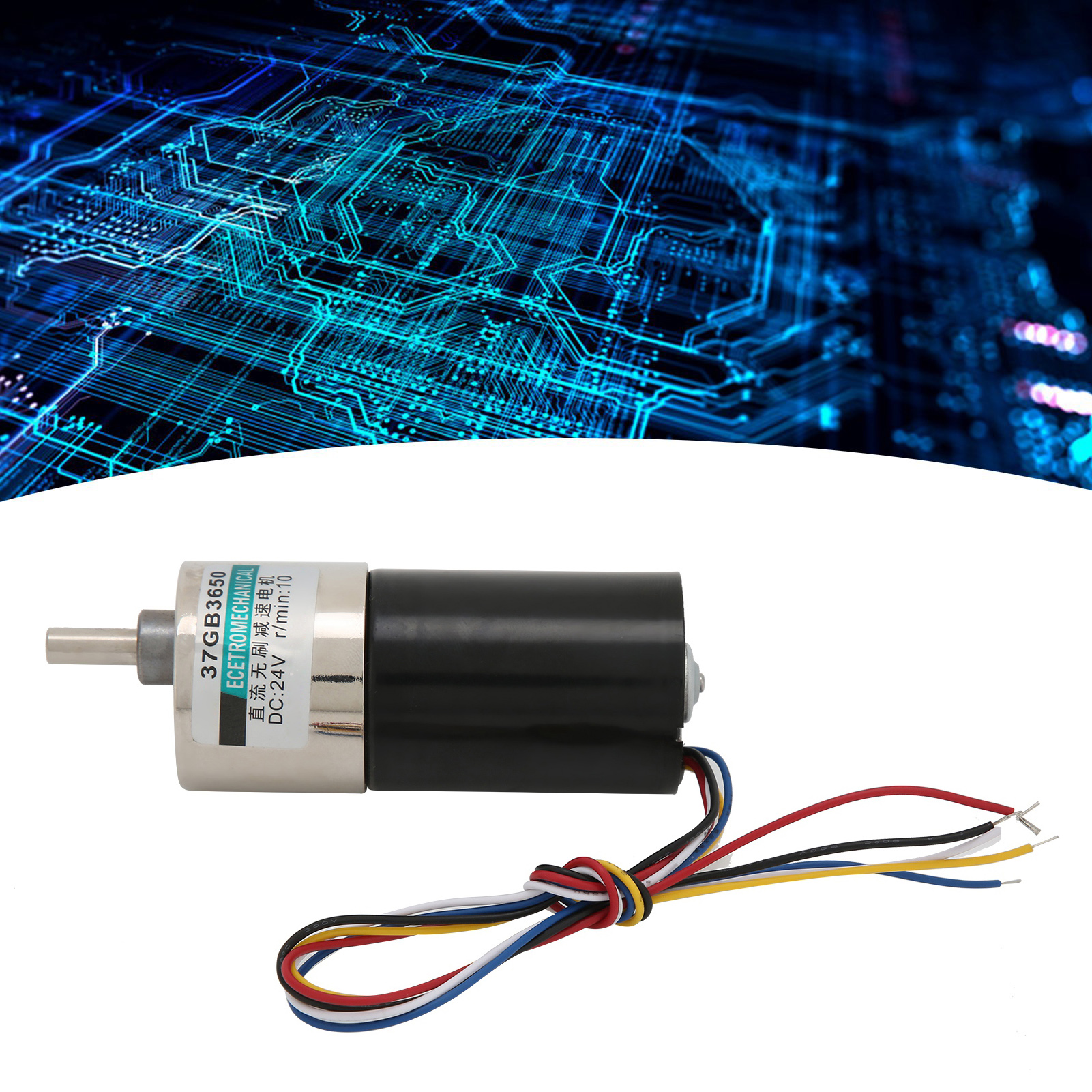 Xd-37gb3650 Bürstenloser Getriebemotor, 24 V Dc, Niedrige Drehzahl, Miniatur, Drehzahlgeregelt, Kleiner Motor Mit 10 U/min