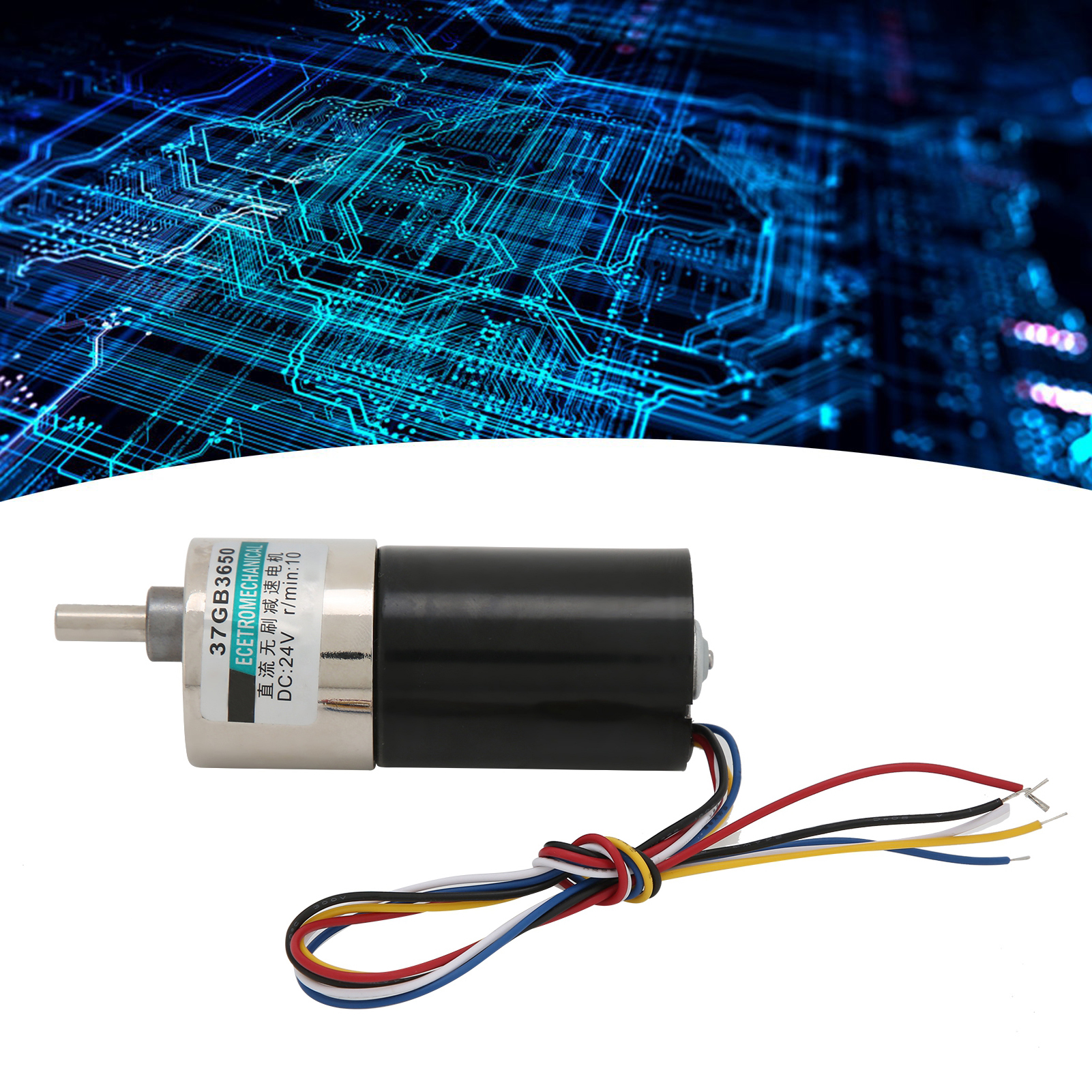 Xd-37gb3650 + Halterung + Drehzahlregler Für Bürstenlosen 24-v-getriebemotor (dc), Bürstenloser Mikro-drehzahlmotor (10 U/min)
